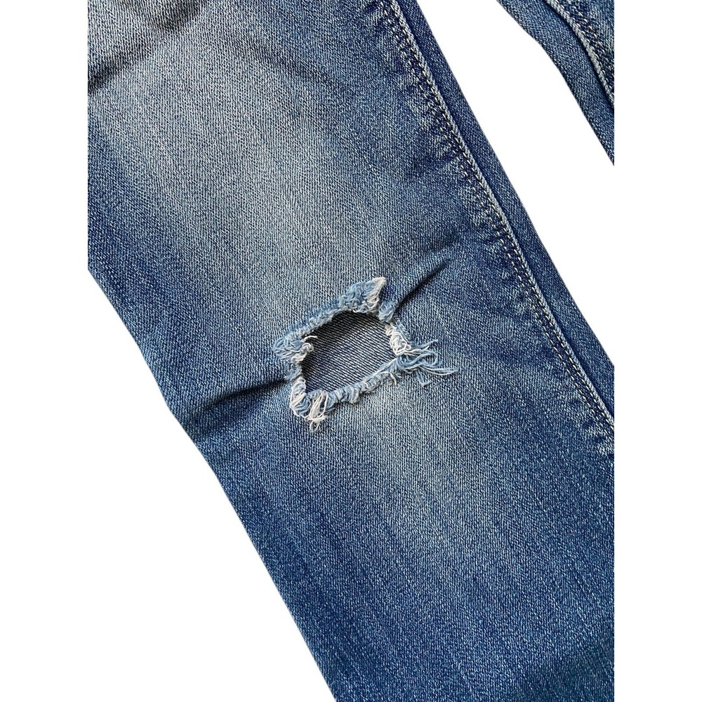American‎ Eagle Artist Low Rise Flare Jeans Size 2 Distressed Y2K Boho Grunge - Picture 10 of 16